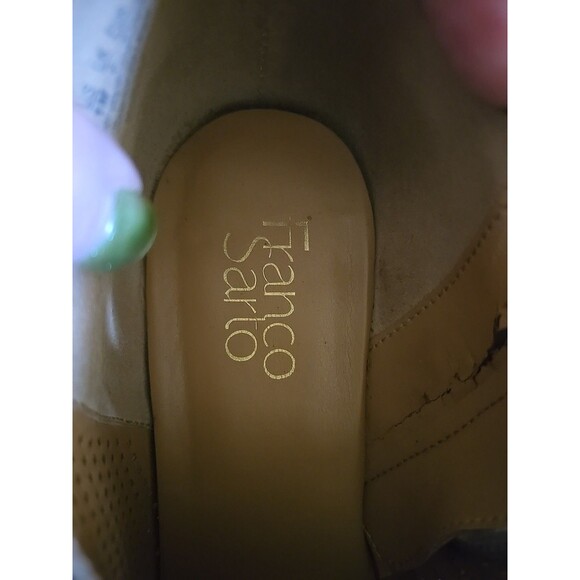 Franco Sarto Women’s Ankle Boots Size 11M Pre-owned Suede With Side Zipper - Picture 6 of 8
